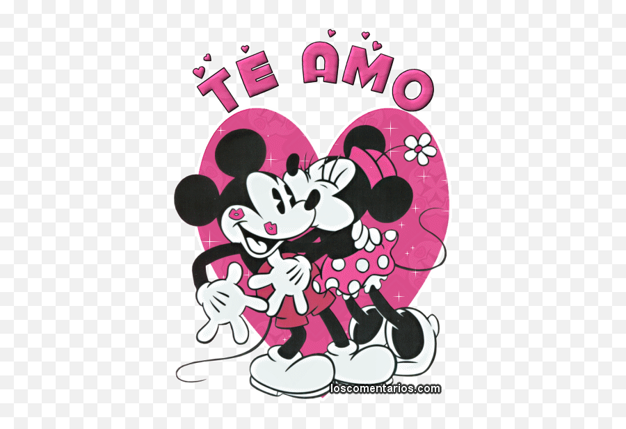 Princess Stickers For Android Ios - Minnie And Mickey Valentines Day Emoji,Te Amo Emoji