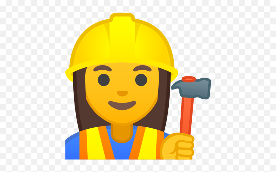 Woman Construction Worker Emoji - Construction Worker Emoji,Lego Emoji