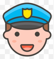 Download Hd Police Man Officer Emoji - Princess And Prince Icon Png,Prince Emoji