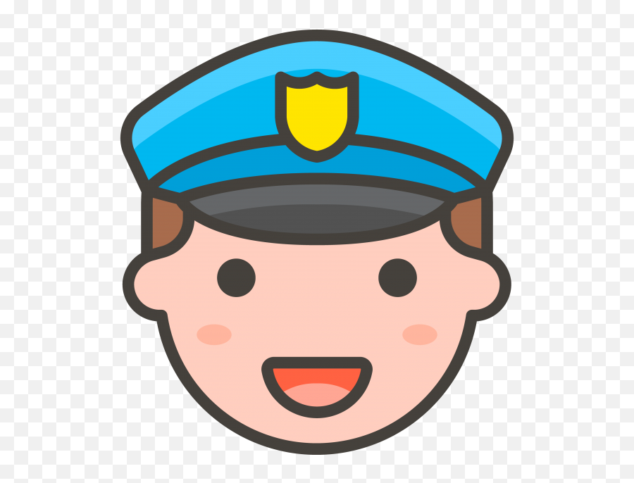Download Hd Police Man Officer Emoji - Princess And Prince Icon Png,Prince Emoji