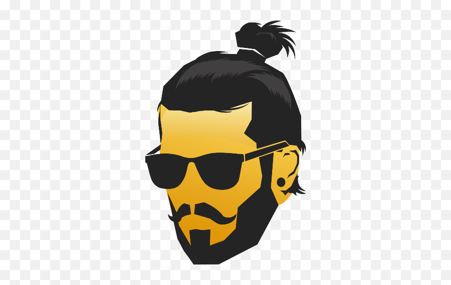 Hipster Emoji Sticker Keyboard - Hipster Emoji,Bearded Emoji