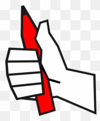 Vector Clip Art Of Thumbs Up With - Emoji