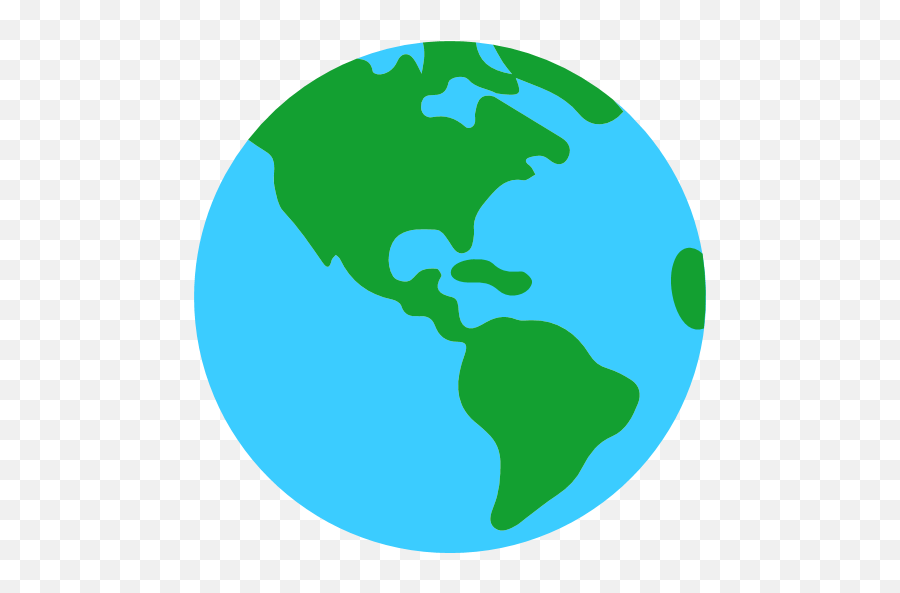 Earth Globe Americas Emoji For Facebook Email Sms - Emoji Planete,Earth Emoji
