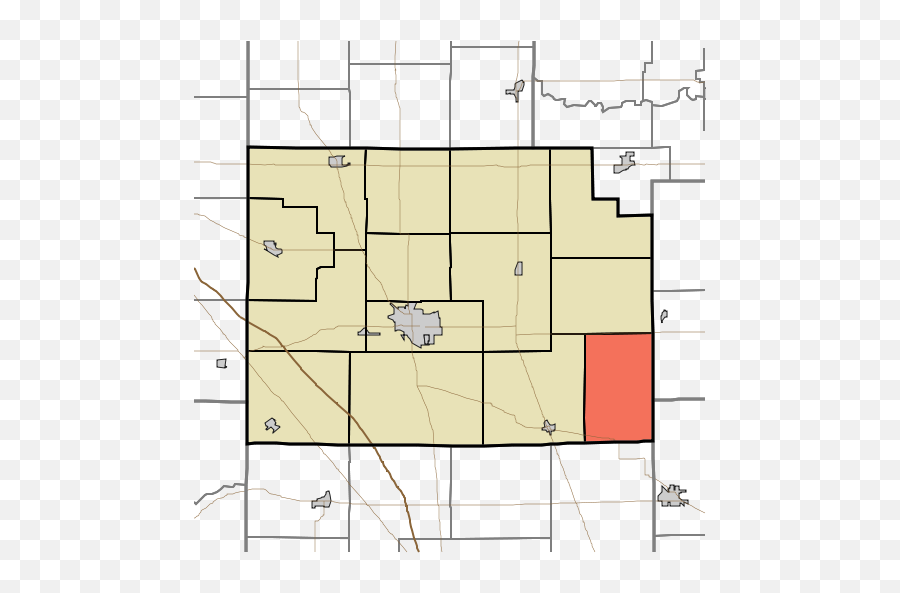 Map Highlighting Sugar Creek Township Clinton County - Madison Clinton County Emoji,Custom Emoji
