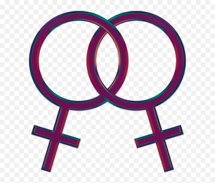 Gay Lesbian Symbol - Lesbian Sign Emoji,Bisexual Flag Emoji