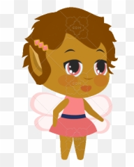 Hair Clipart Gif - Pink Fairy Animation Emoji