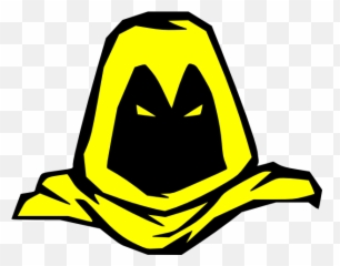 Scared Face Clipart - Cartoon Man In Hood Emoji