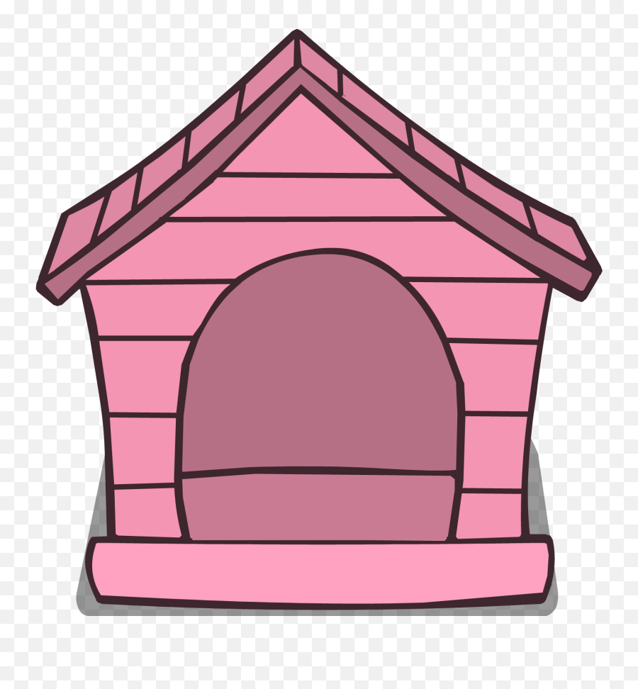 Pink Dog House Clipart - Pet House Clipart Emoji,Dog House Emoji