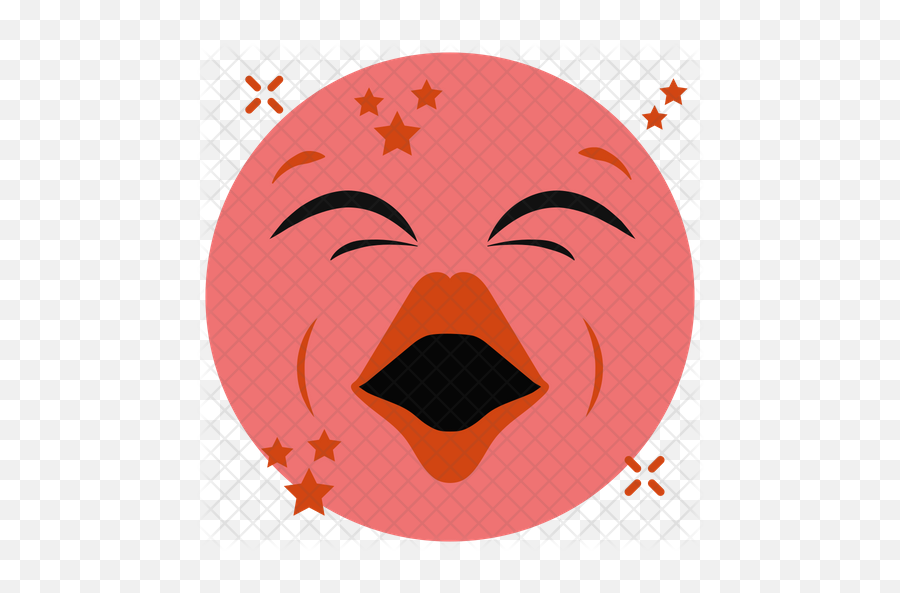 Kissing Emoji Icon - Transparent Stars Black And White,What Is The Kissing Emoji