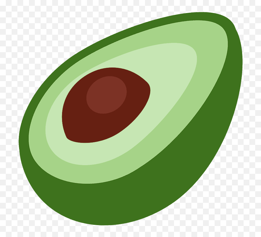 Avocado Emoji Clipart - Avocado Emoji Twitter,Cucumber Emoji