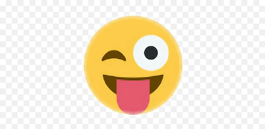 Popular Smiley Face Sticker Tumblr Image - Desain Interior Tongue Out Emoji Vector,Cheesy Smile Emoji