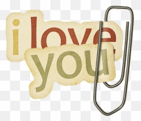 Wordaet Paperclip Iloveyou Freetoedit - Calligraphy Emoji,Paperclip Emoji
