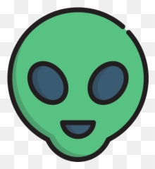 Alien Png Icon - Circle Emoji