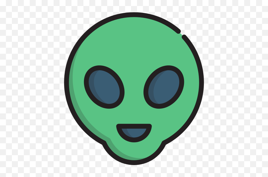 Alien Png Icon - Circle Emoji,Alien Emoticon
