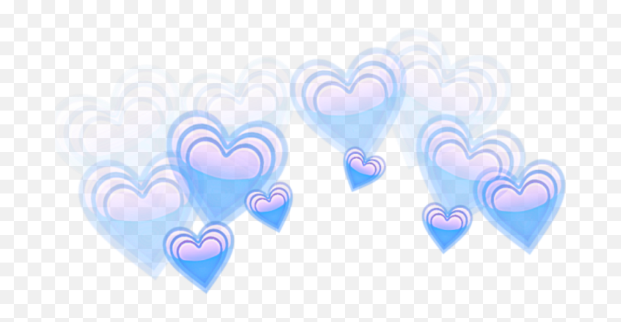Tumblr Trend Blue Headcrown Trend - Png Heart Emoji,Blue Head Emoji