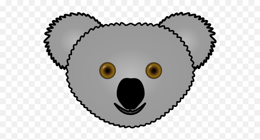 Koala Clipart Face - Koala Clip Art Emoji,Koala Emoticons
