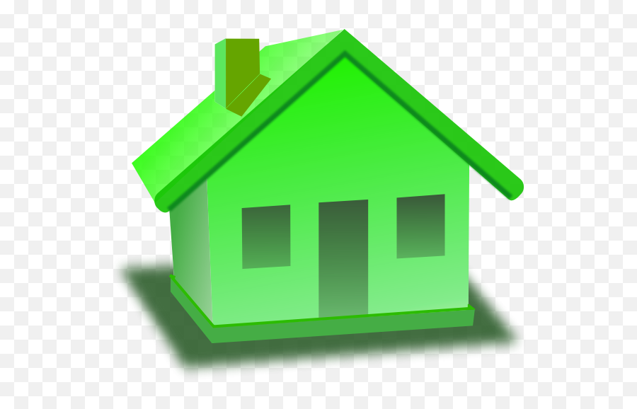 Green House Icon Vector Image - Green Home Clipart Emoji,Real Estate Emojis