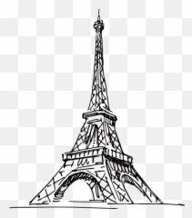 Eiffel Tower Tokyo Tower Drawing - Drawing Of Paris Tower Emoji,Eiffel Tower Emoticon