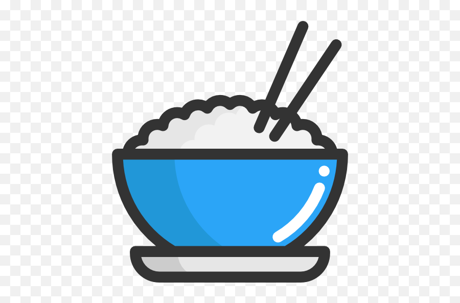 Rice Icon Png - Cartoon Rice Bowl Transparent Emoji,Bowl Of Rice Emoji