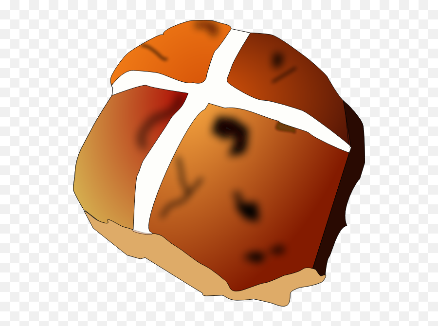 Hot Cross Bun - Hot Cross Bun Clipart Emoji,Garlic Bread Emoji