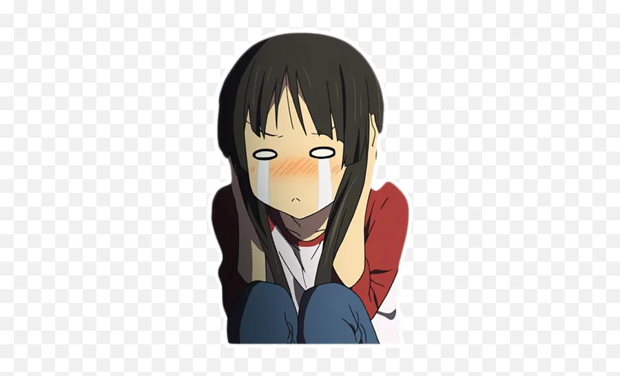 Telegram Sticker 32 From Collection Wtf Anime - Transparent Discord ...