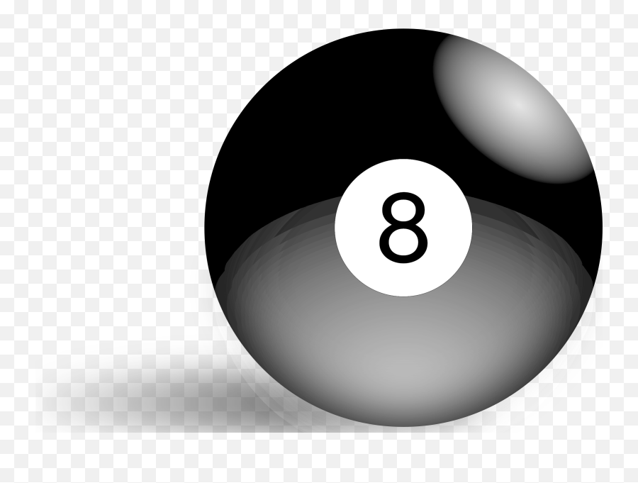 8 Ball Png Picture - Pool Ball Clip Art Emoji,8 Ball Emoji