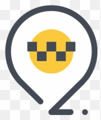 Taxi Rank Map Pin Icon - Circle Emoji,Location Pin Emoji