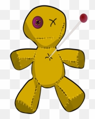 Transparent Voodoo Doll Clipart - Voodoo Doll Clipart Free Emoji,Haitian Emoji