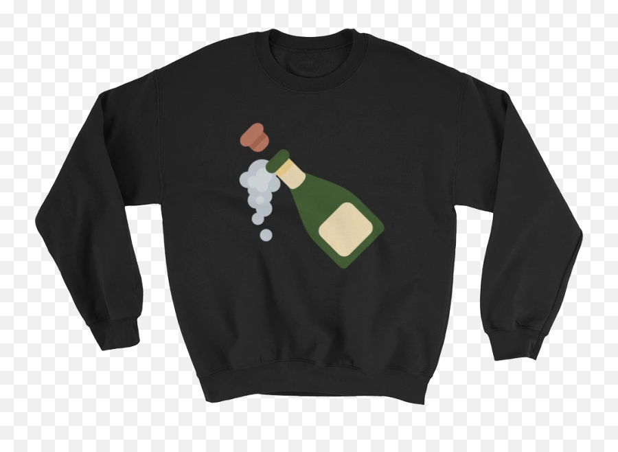 Champagne Emoji Sweatshirt - Sweater,Champagne Emoji