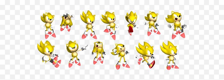 Classic Super Sonic Generations Image - Mod Db Classic Sonic Super Sonic Blue Emoji,Hedgehog Emoticon