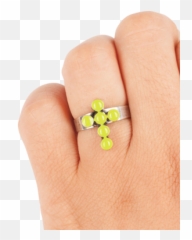 Multi - Color Cross Ring Emoji