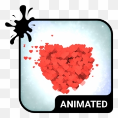 1001 Hearts Animated Keyboard Live - Fire Lion Animated Emoji,Emoji 1001 Milky Way