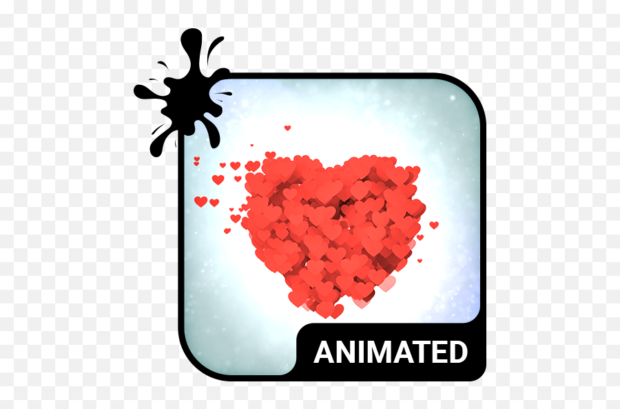 1001 Hearts Animated Keyboard Live - Fire Lion Animated Emoji,Emoji 1001 Milky Way