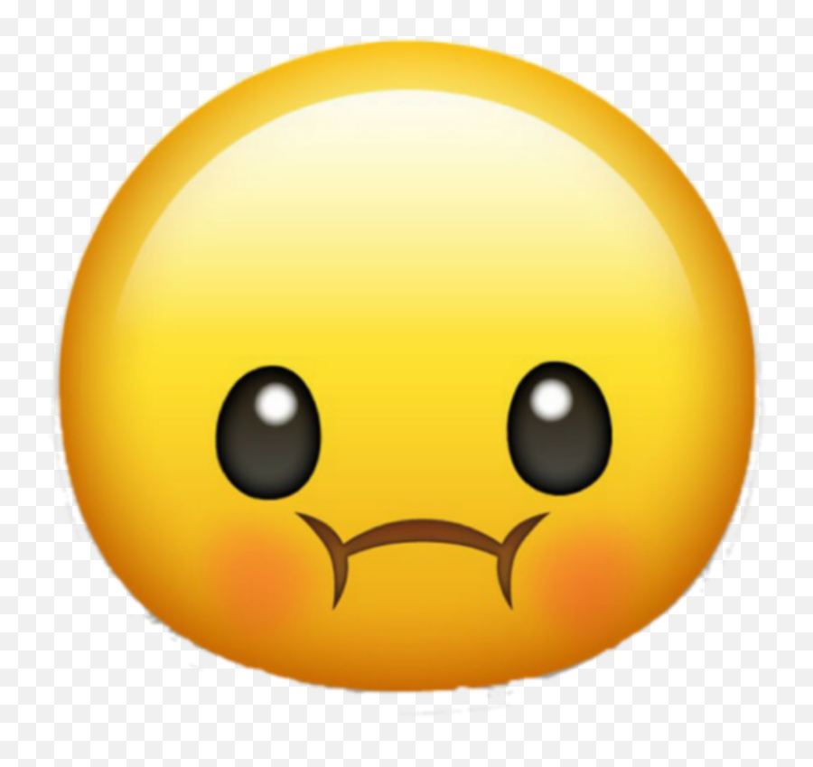 Unhappy Angry Emoji Kawaii Sticker By Sleepnana - Happy,Angry Emoji