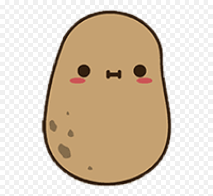 Kawaii Potato Cute Potato Potato Drawing - Dibujos De Papas Kawaii