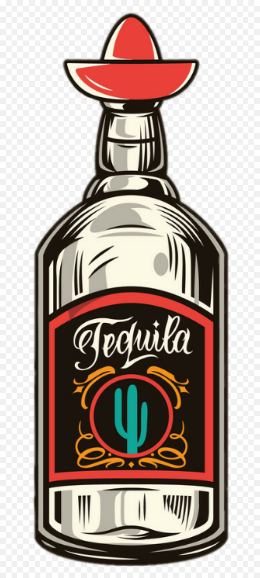 Tequila Sticker By Geraldoborrero9 - Glass Bottle Emoji,Tequila Emoji