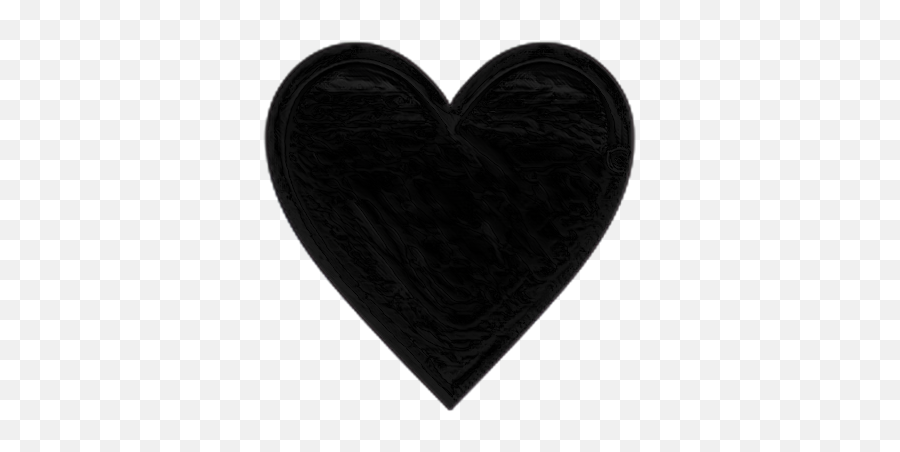 Small Heart Clipart Black And White Emoji,Black Broken Heart Emoji - free  transparent emoji 
