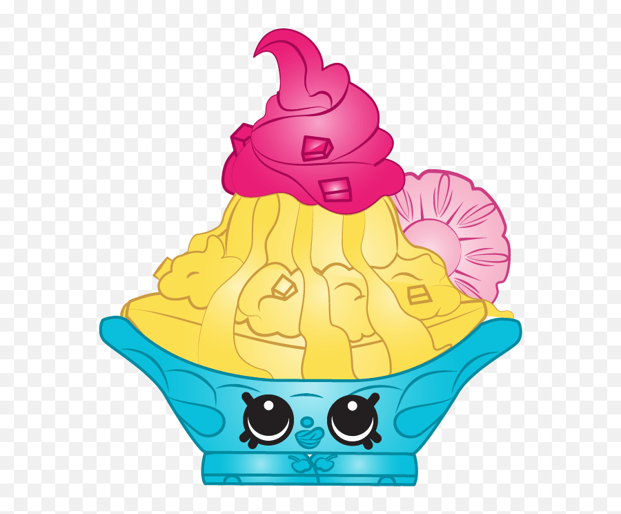 Isadora Ice Cream Clipart - Full Size Clipart 2343655 Shopkins Isadora Ice Cream Emoji,Emoji Ice Cream Cake