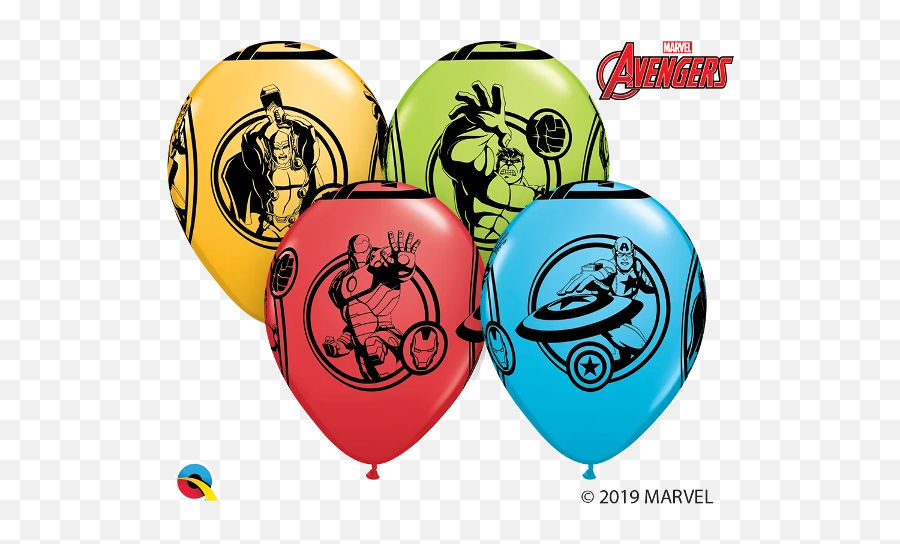 Marvel Avengers Assortment Balloons - Balloon Emoji,Avengers Emoji