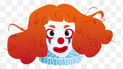 Clown designs themes templates and downloadable graphic - Curly Emoji