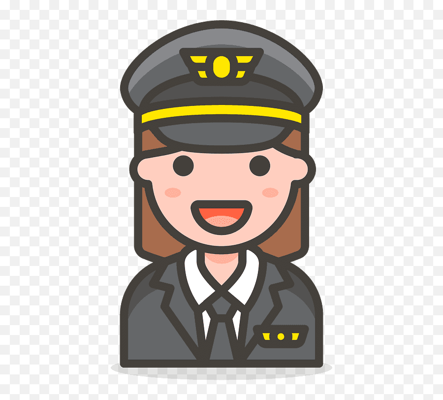 Woman Pilot Emoji Clipart Free Download Transparent Png - Icon,Military Emoticon