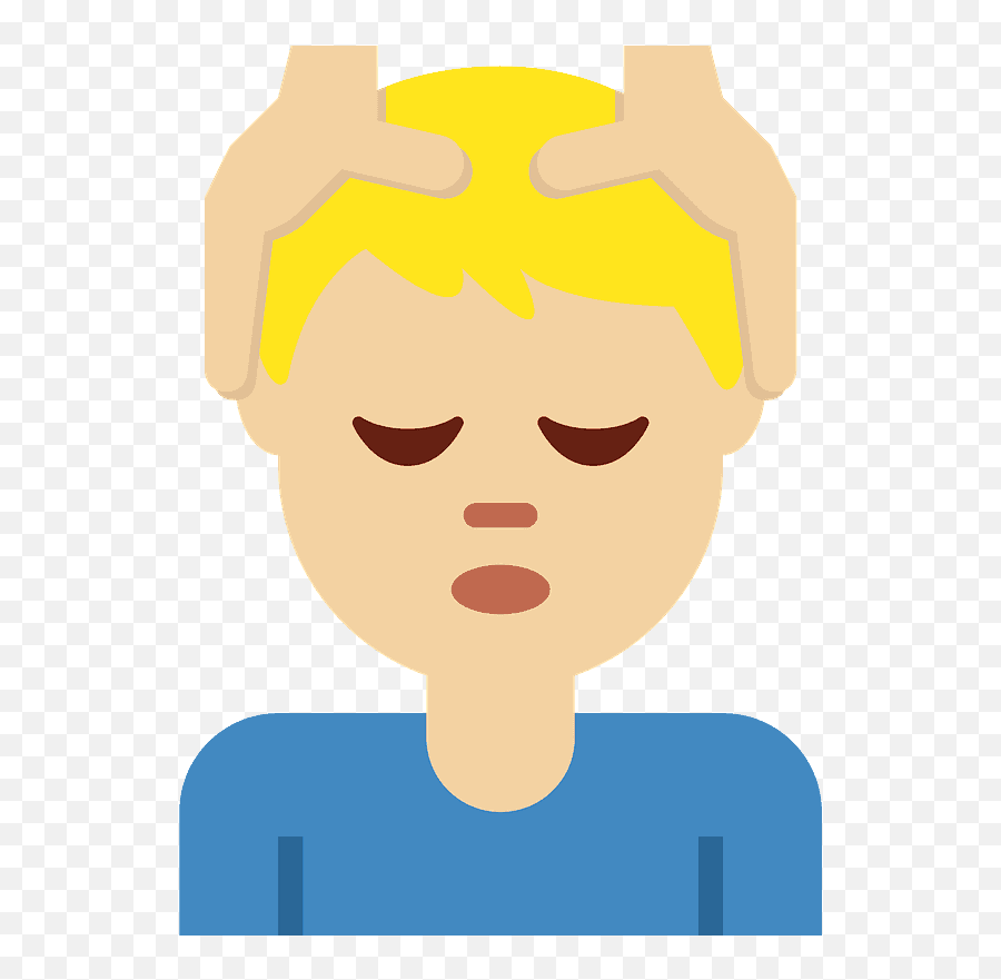 Man Getting Massage Emoji Clipart Free Download Transparent - Clip Art,New Emojis 12.1