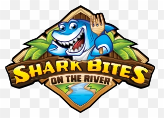 Shark Bites Cotee River Food Fun And Family - Logo Emoji