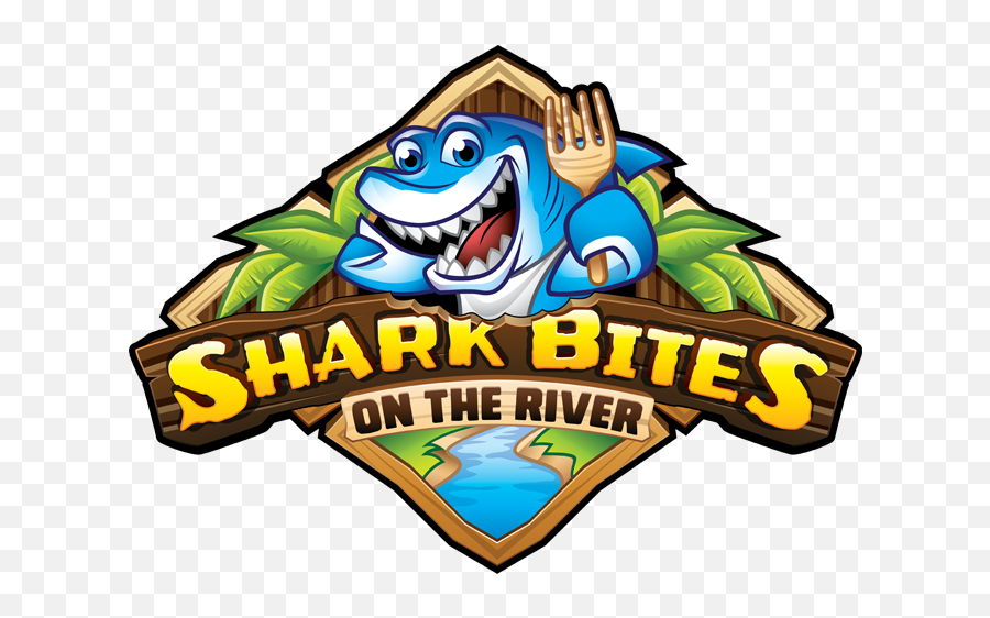 Shark Bites Cotee River Food Fun And Family - Shark Food Logo Emoji,Shark Emoji Text
