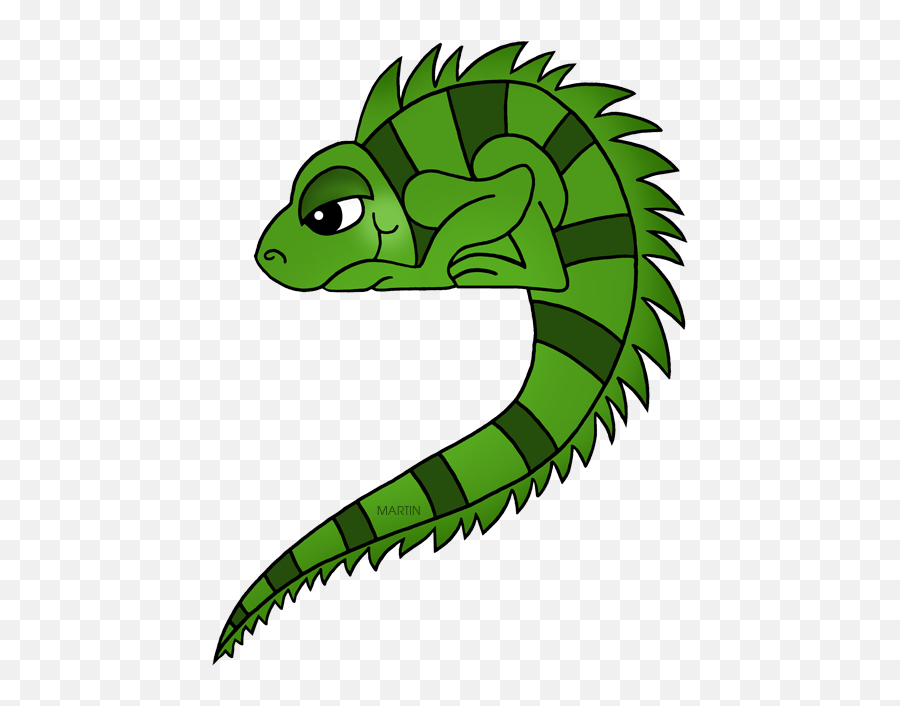 Iguana - Phillip Martin Clipart Lizard Transparent Cartoon Cartoon Iguanas Emoji,Iguana Emoji