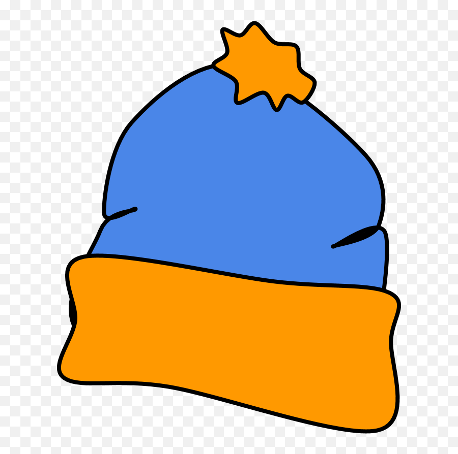 Hat Winter Blue Orange Style - Winter Hat Yellow And Blue Emoji,Jester Hat Emoji