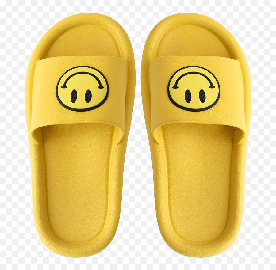 Summer Coupleu0027s Home Cute Smiley Face Sandals And Slippers Men And Womenu0027s Home Bath Bathroom Non - Slip Fashion Soft Bottom Slippers Shoe Style Emoji,Emoticon Slippers