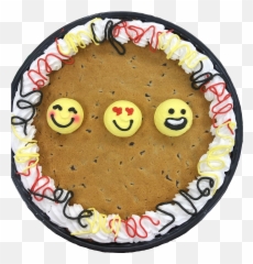 Jumbo 12 Chocolate Chip Cookie Cake - Birthday Emoji