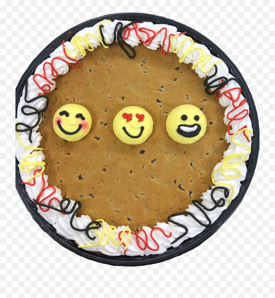 Jumbo 12 Chocolate Chip Cookie Cake - Birthday Cake Emoji,Dessert Emoji