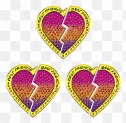 Bff Split Heart 3 - Bff Stickers 3 Emoji,Bff Emoji